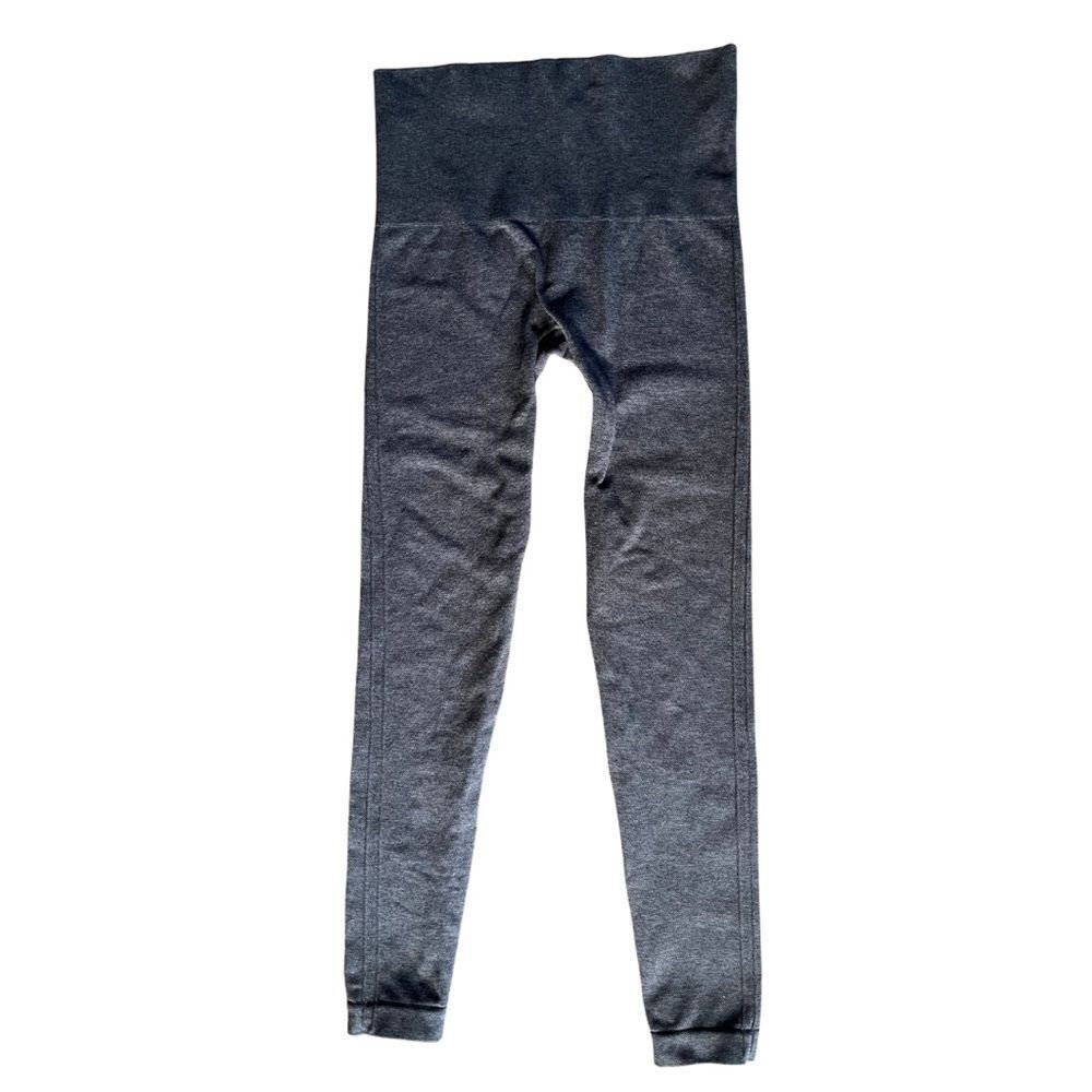 SPANX leggings medium Women's Charcoal gray M great used condition - Picture 4 of 7